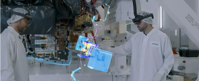 Hololens 2 助力空客設計師加速測試過程，將設計過程的總耗時減少了80％